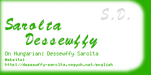 sarolta dessewffy business card